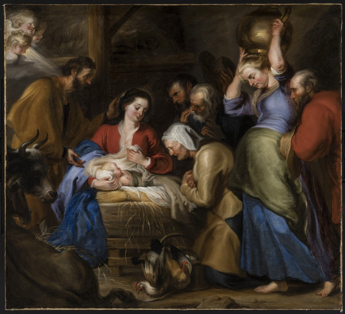 L'Adoration des bergers - Peter Paul Rubens