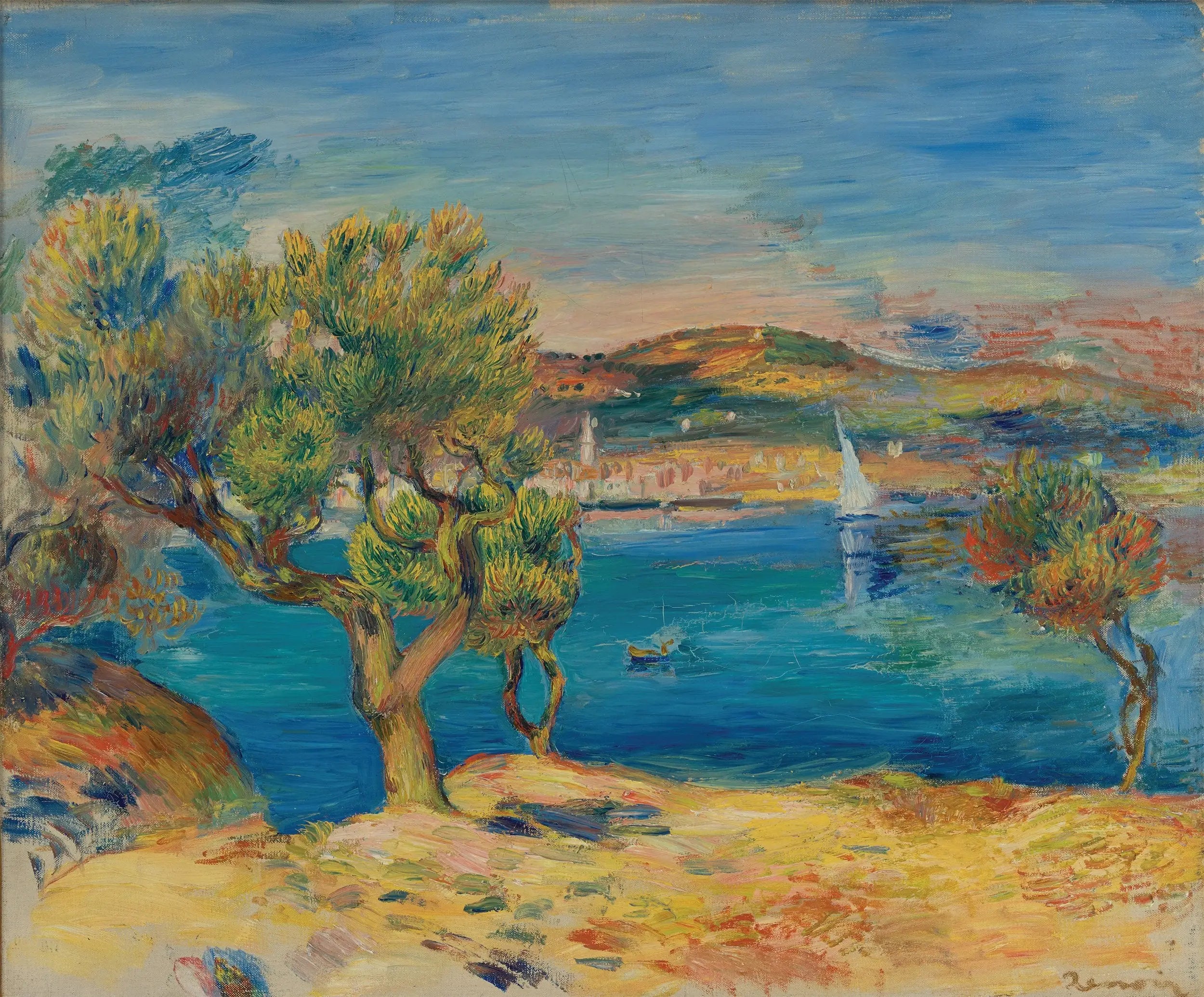Reproduction du tableau « L'Estaque - Pierre-Auguste Renoir » par Alpha Reproduction en peinture à l’huile