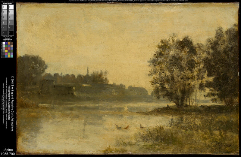 कन्फ्लान-सेन्ट-ऑनोरिन में सीन नदी - स्टैनिस्लास लेपीन