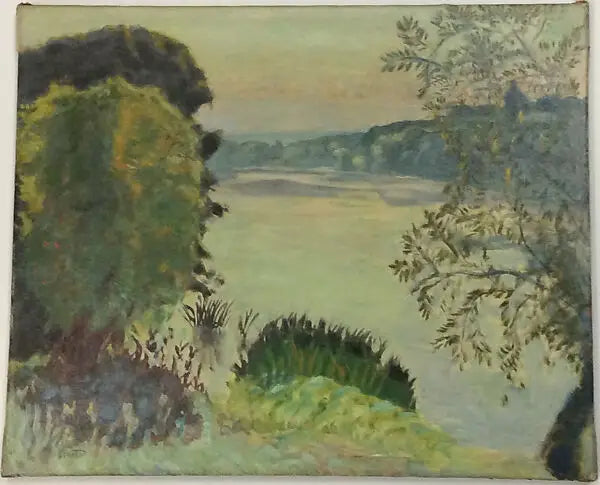Reproduction du tableau « La Seine à Vernon - Pierre Bonnard » par Alpha Reproduction en peinture à l’huile