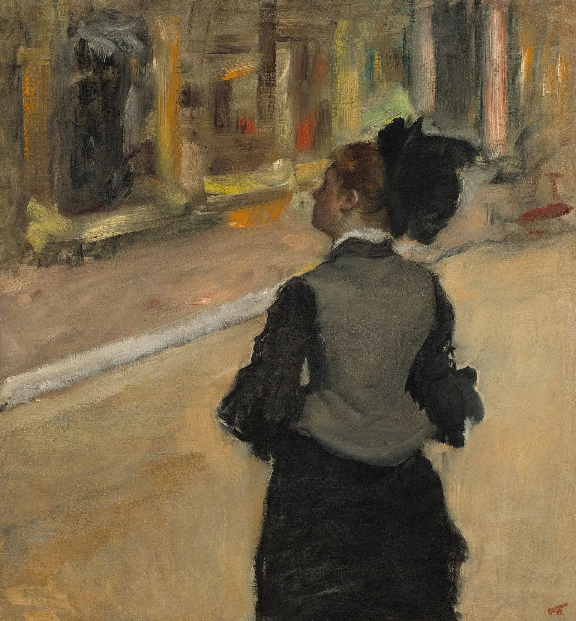 La visite au musée - Edgar Degas - Alpha Reproduction