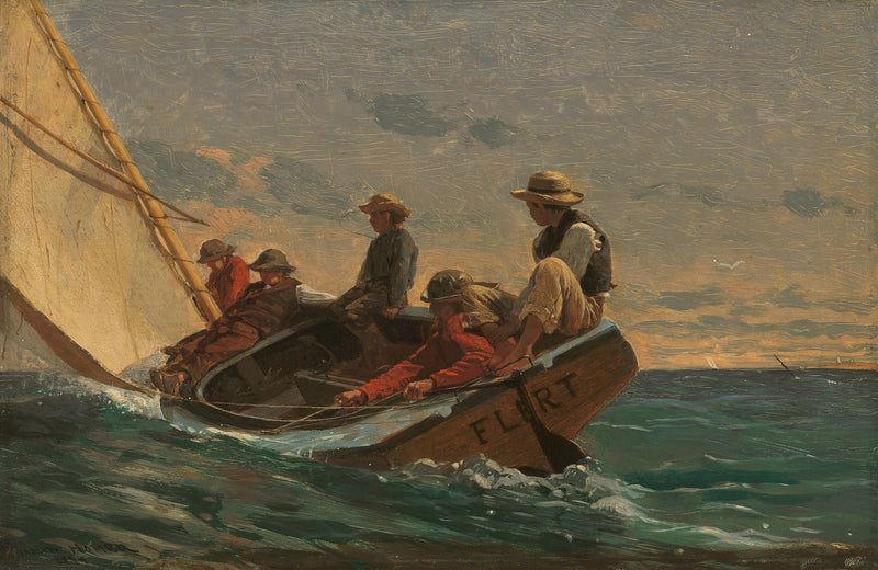 Le flirt - Winslow Homer