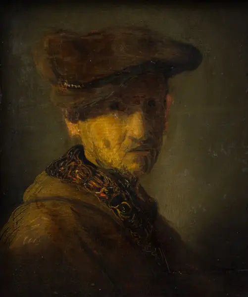 Reproduction du tableau « Le père de Rembrandt - Rembrandt » par Alpha Reproduction en peinture à l’huile