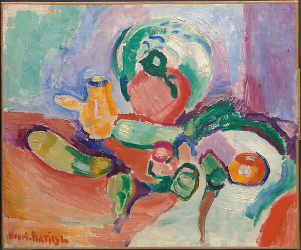 Reproduction du tableau « Nature morte au concombre - Henri Matisse » par Alpha Reproduction en peinture à l’huile