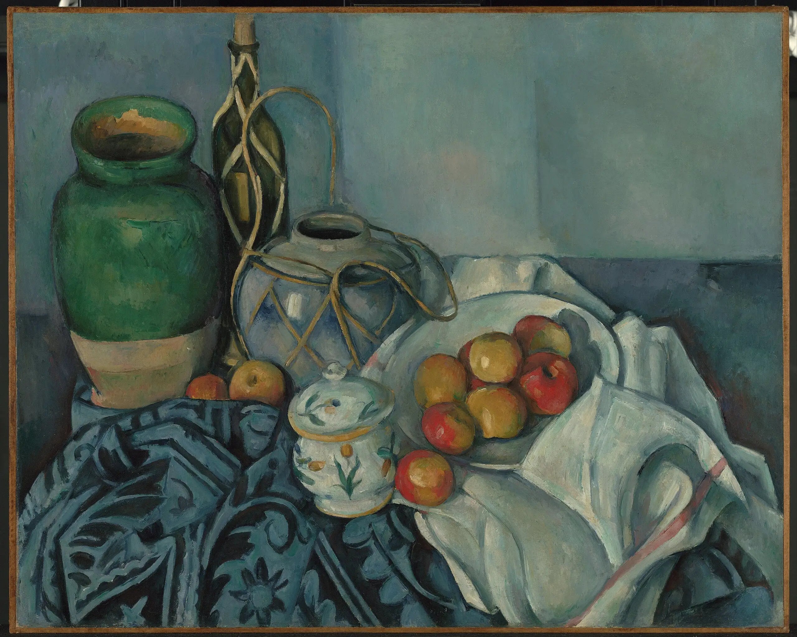 Reproduction du tableau « Nature morte aux pommes - Paul Cézanne » par Alpha Reproduction en peinture à l’huile