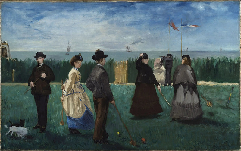 बौलोंग-सर-मेर में क्रोकट का हिस्सा - Édouard Manet