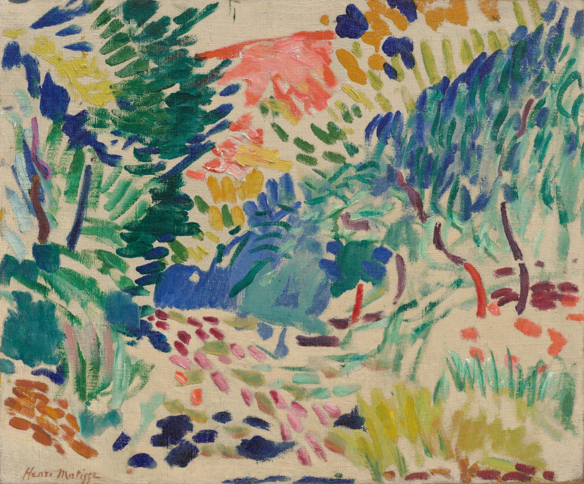 Reproduction du tableau « Paysage à Collioure - Henri Matisse » par Alpha Reproduction en peinture à l’huile
