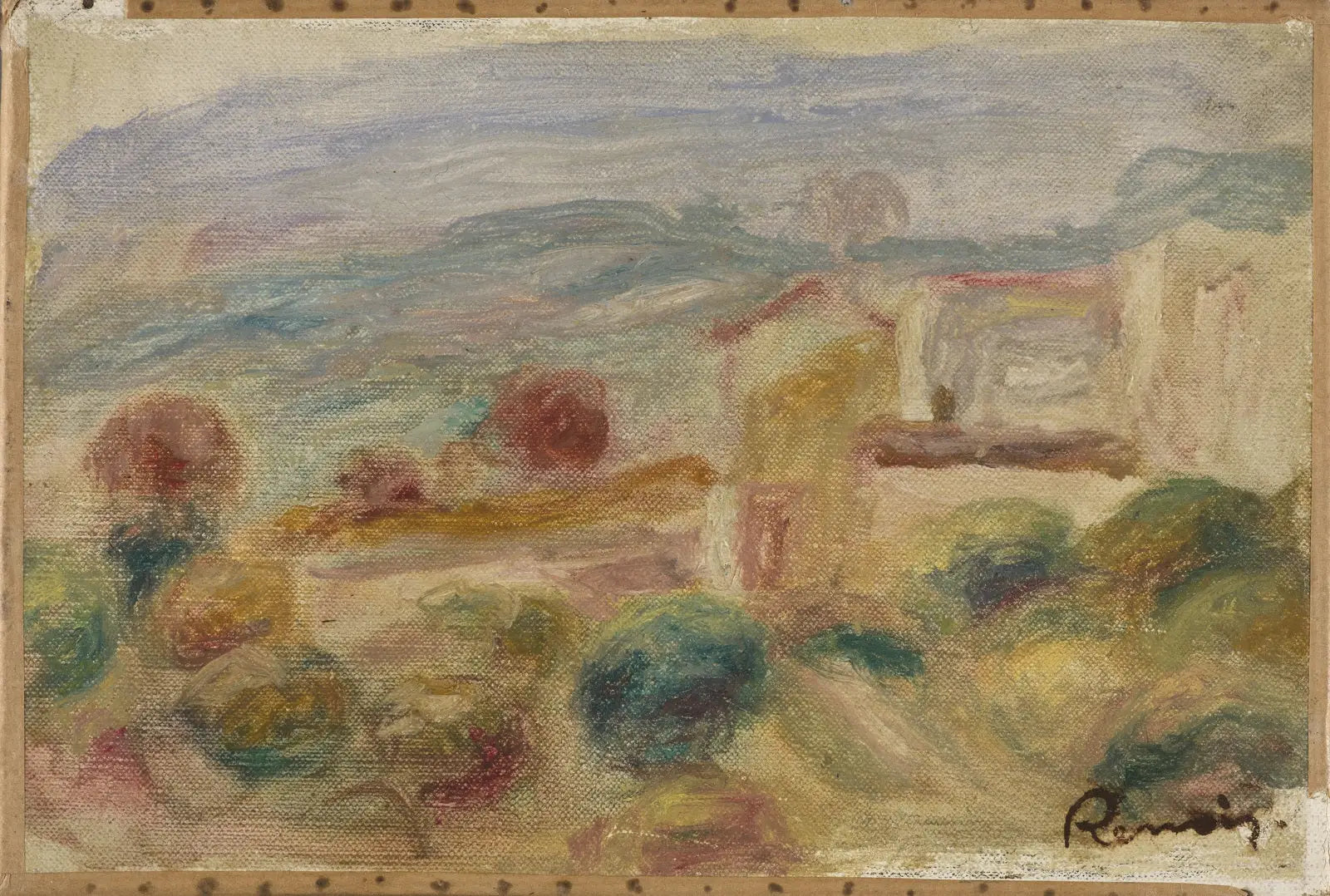 Reproduction du tableau « Paysage de Provence - Pierre-Auguste Renoir » par Alpha Reproduction en peinture à l’huile