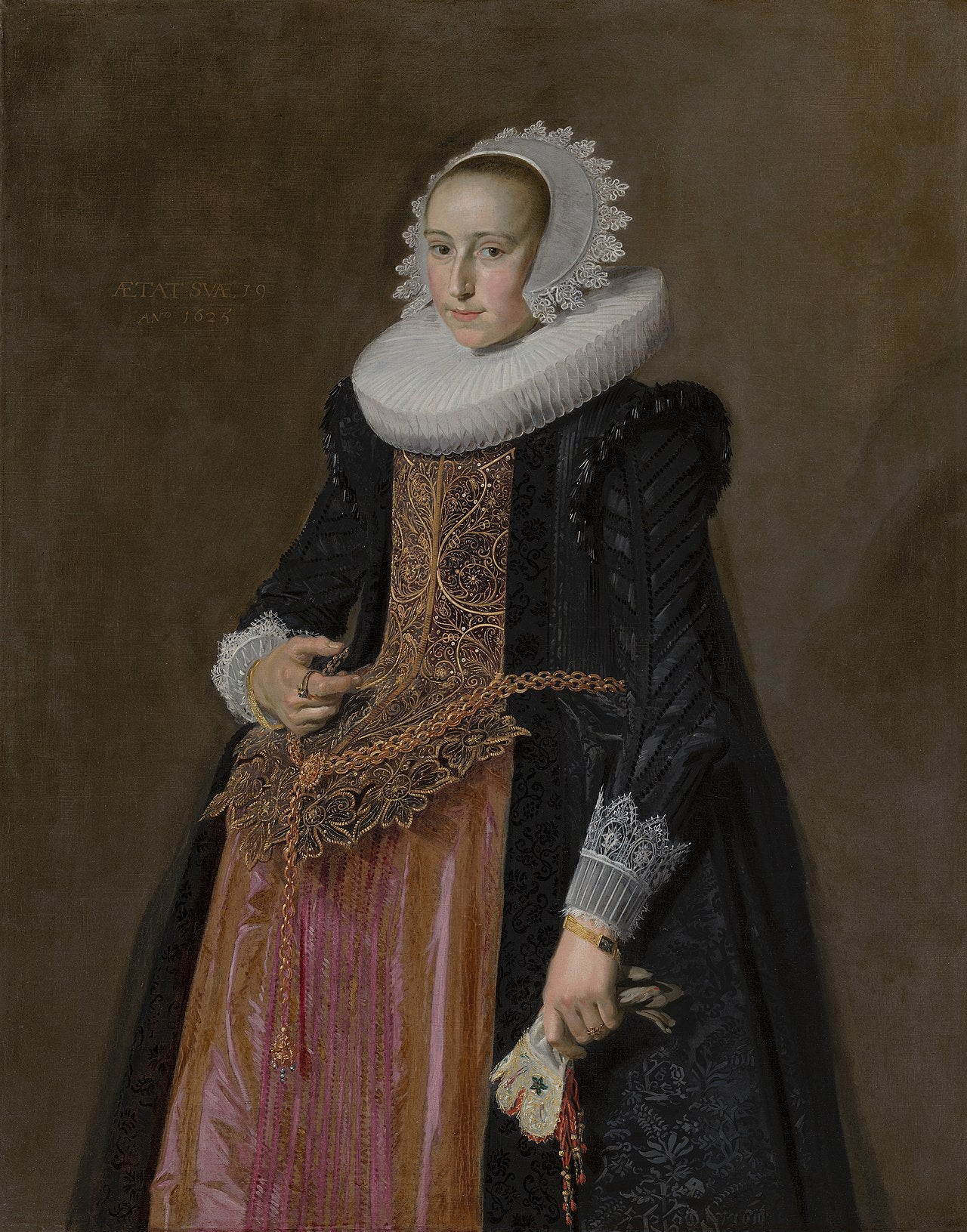 Portrait d'Aletta Hanemans (1606-1653) - Frans Hals