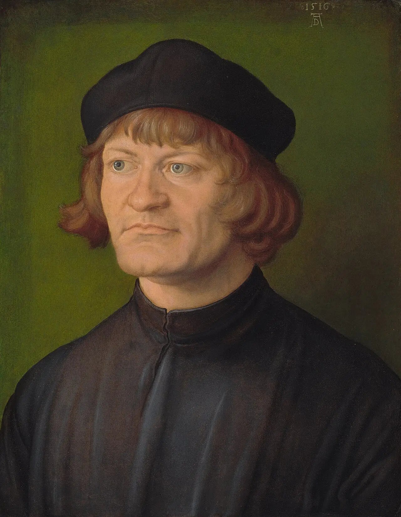 Portrait d’un ecclésiastique (Johann Dorsch ?) - Albrecht Dürer - Alpha Reproduction