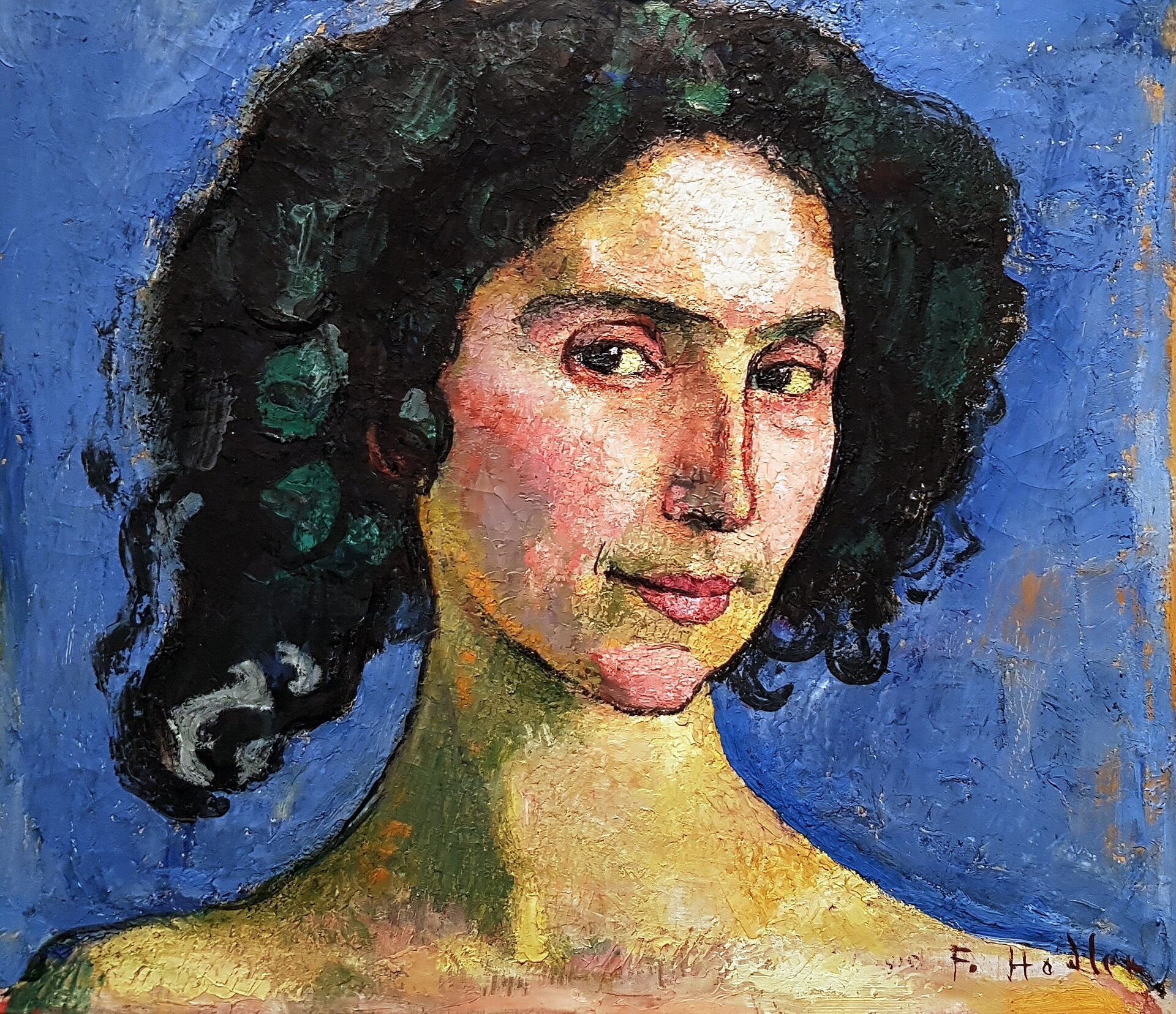 Portrait de la danseuse Giulia Leonardi - Ferdinand Hodler - Alpha Reproduction