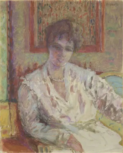 Reproduction du tableau « Reine Thadée-Natanson : le sourire - Pierre Bonnard » par Alpha Reproduction en peinture à l’huile