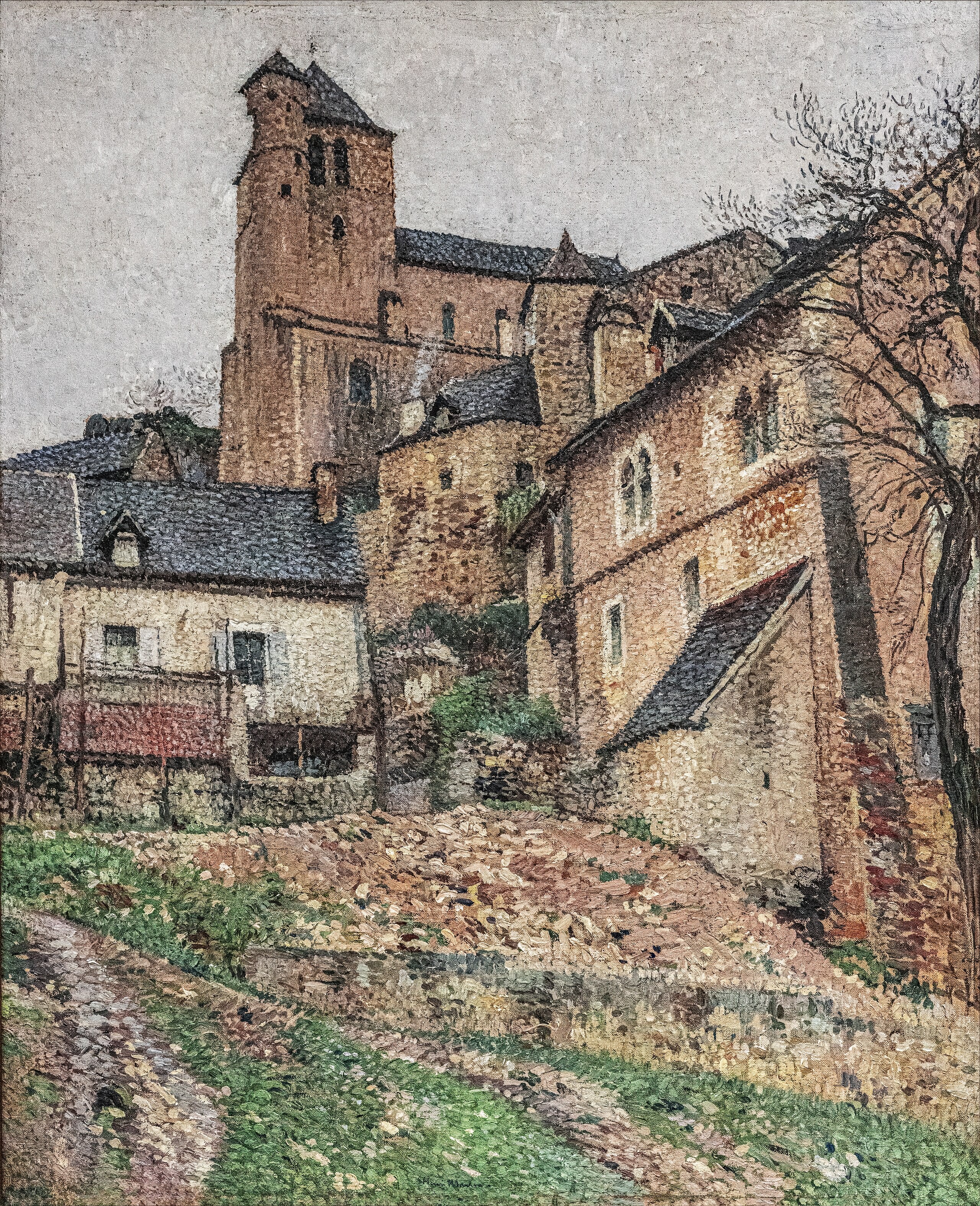 Saint-Cirq Lapopie, la place du Carol - Henri-Jean Guillaume Martin