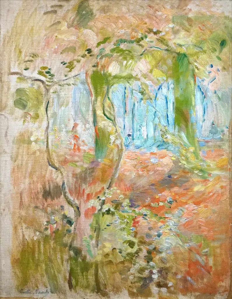 Reproduction du tableau « Sous bois en automne - Berthe Morisot » par Alpha Reproduction en peinture à l’huile