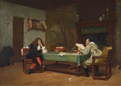 Une collaboration (Molière et Corneille - Jean-Léon Gérôme - Alpha Reproduction