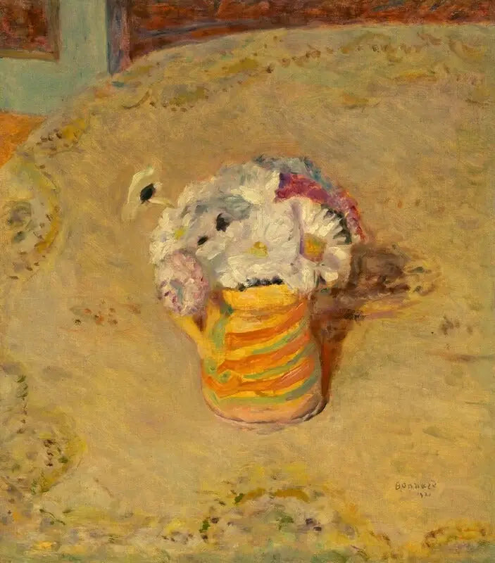 Reproduction du tableau « Vase avec des fleurs - Pierre Bonnard » par Alpha Reproduction en peinture à l’huile