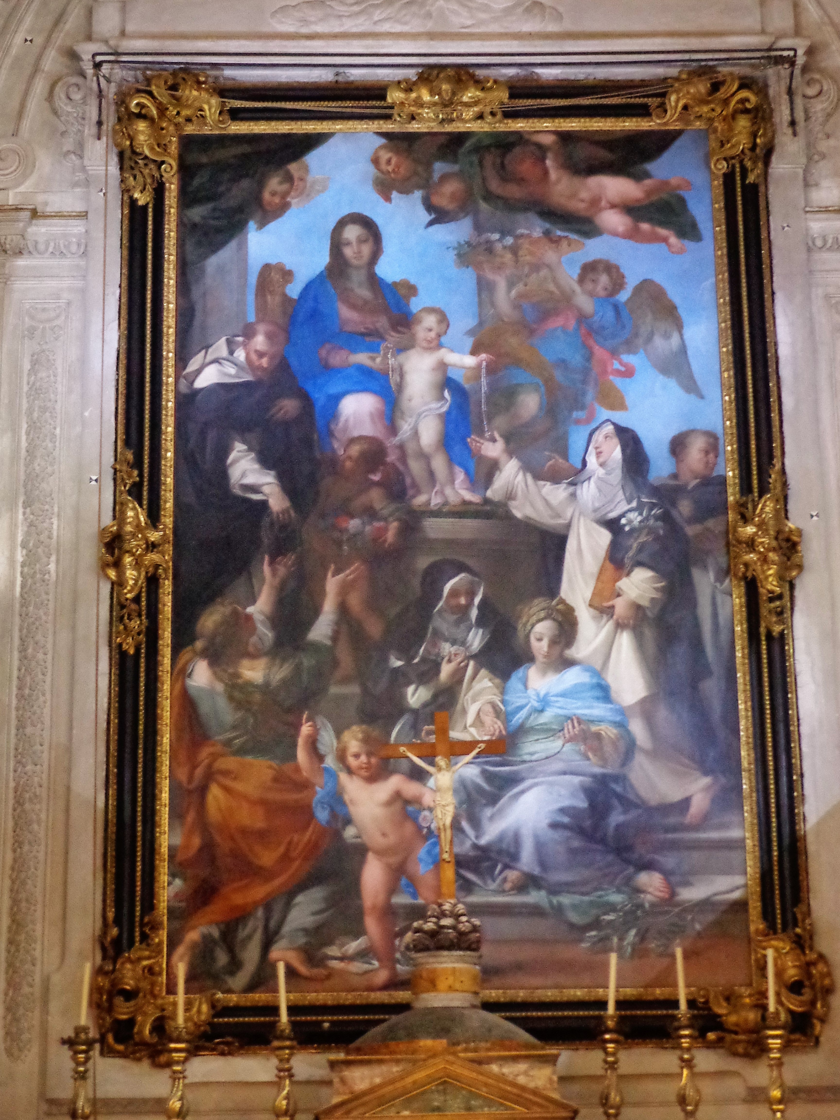 Vierge du Rosaire - Carlo Maratta