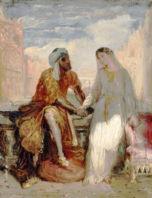 Othello et Desdémone à Venise - Théodore Chassériau - Alpha Reproduction