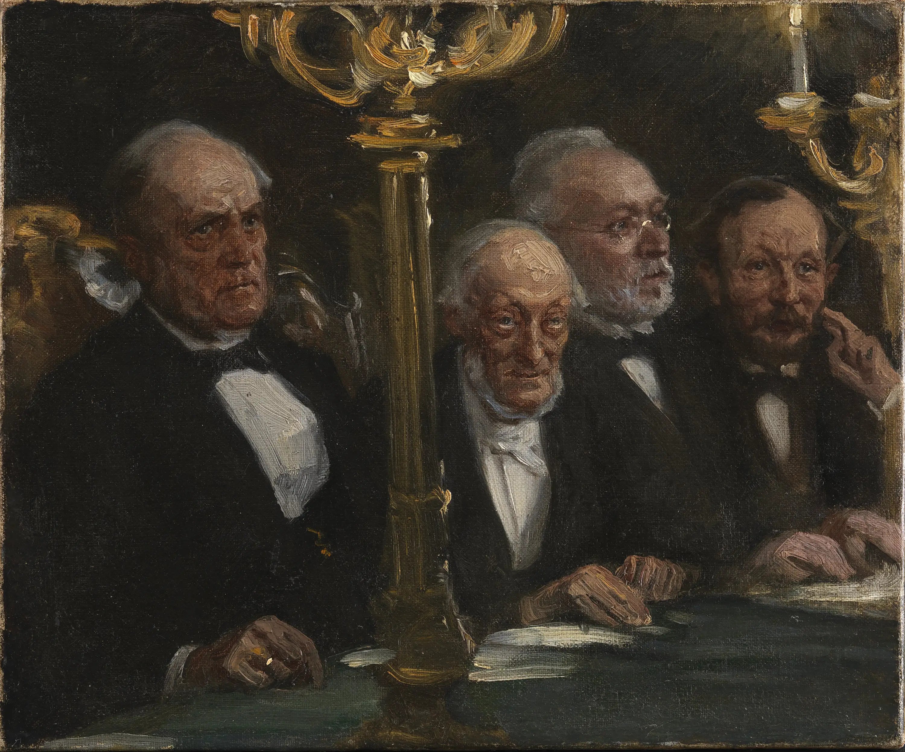 Groupe de portraits - Peder Severin Krøyer - Alpha Reproduction