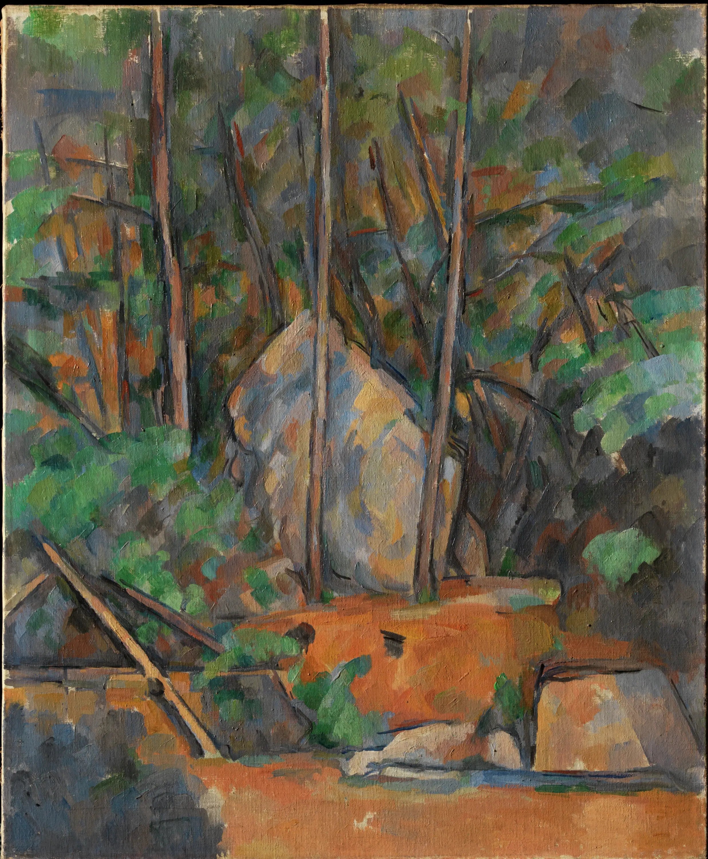 Reproduction du tableau « La Citerne dans le parc du Château Noir - Paul Cézanne » par Alpha Reproduction en peinture à l’huile