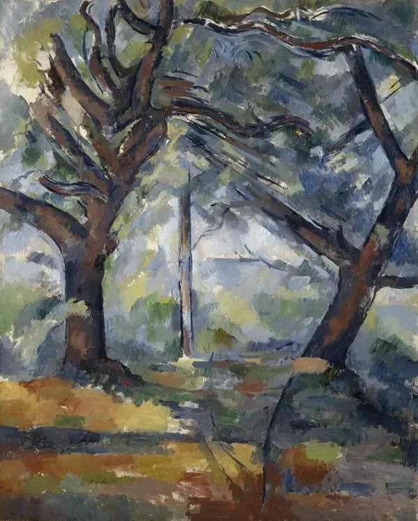Reproduction du tableau « Les Grands Arbres - Paul Cézanne » par Alpha Reproduction en peinture à l’huile