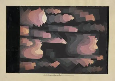 Fugue en rouge - Paul Klee - Alpha Reproduction