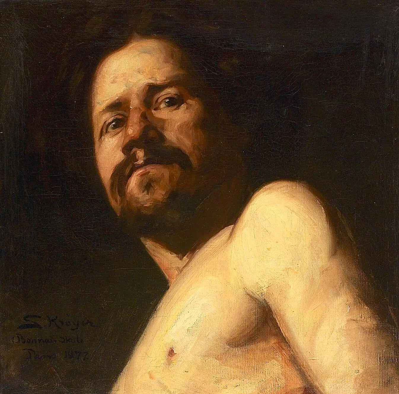 Portrait. - Peder Severin Krøyer - Alpha Reproduction