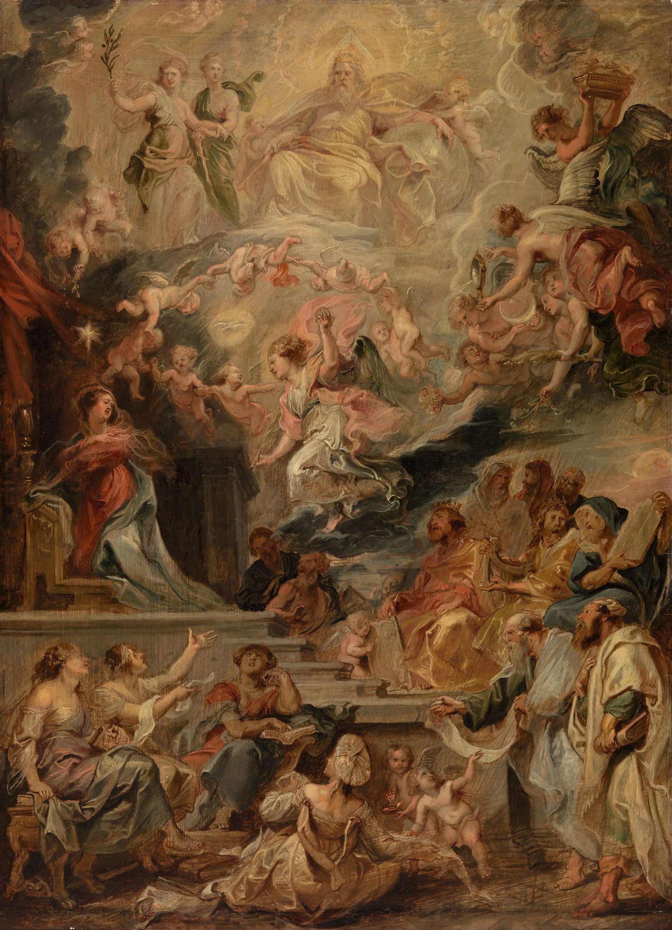 L’Incarnation comme accomplissement de toutes les prophéties - Peter Paul Rubens - Alpha Reproduction