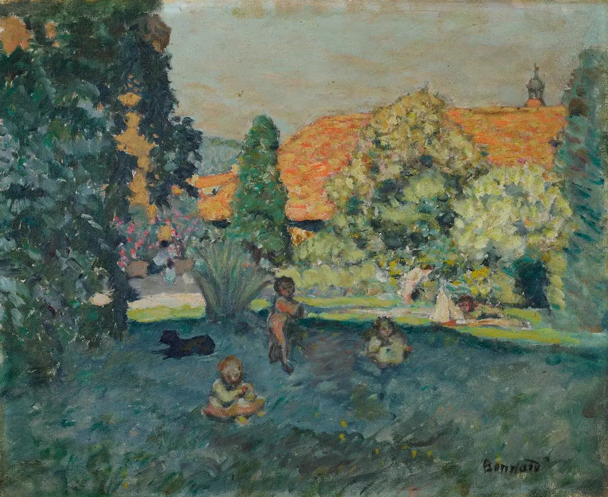 Reproduction du tableau « Le Toit rose - Pierre Bonnard » par Alpha Reproduction en peinture à l’huile