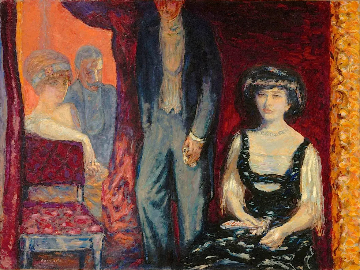 Reproduction du tableau « La Loge - Pierre Bonnard » par Alpha Reproduction en peinture à l’huile