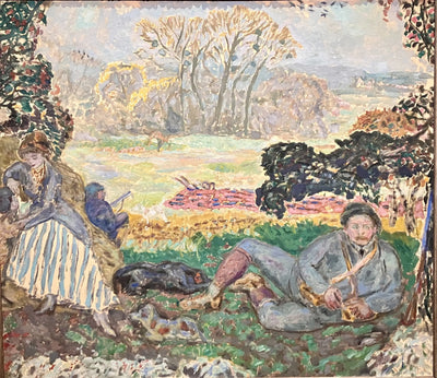Reproduction du tableau « La Chasse - Pierre Bonnard » par Alpha Reproduction en peinture à l’huile