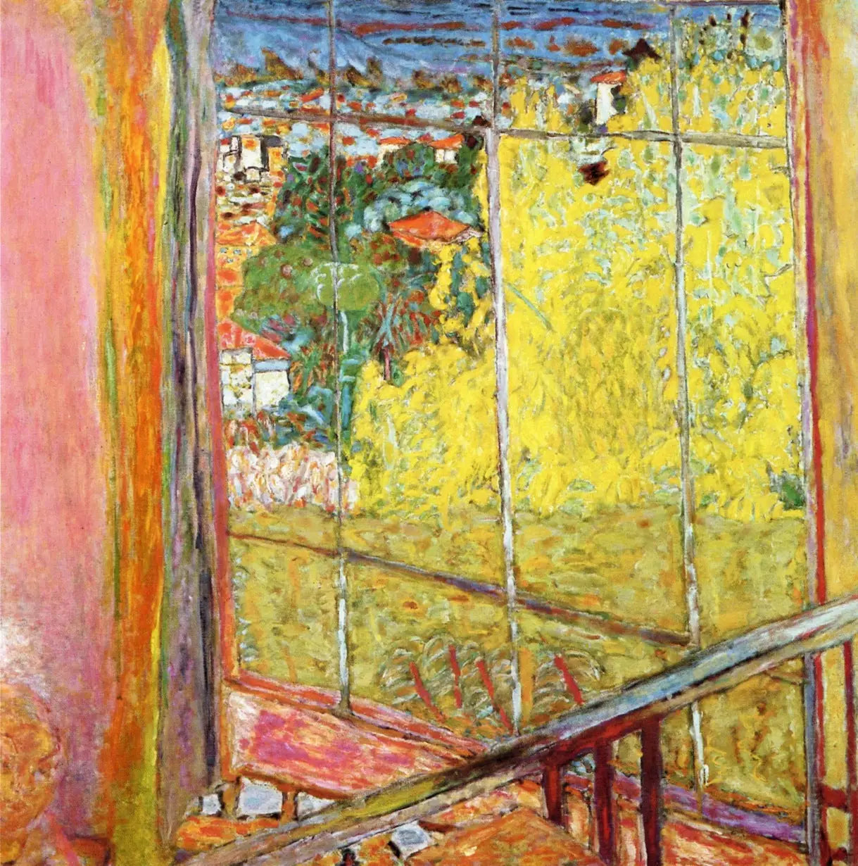 Reproduction du tableau « L'Atelier au mimosa - Pierre Bonnard » par Alpha Reproduction en peinture à l’huile