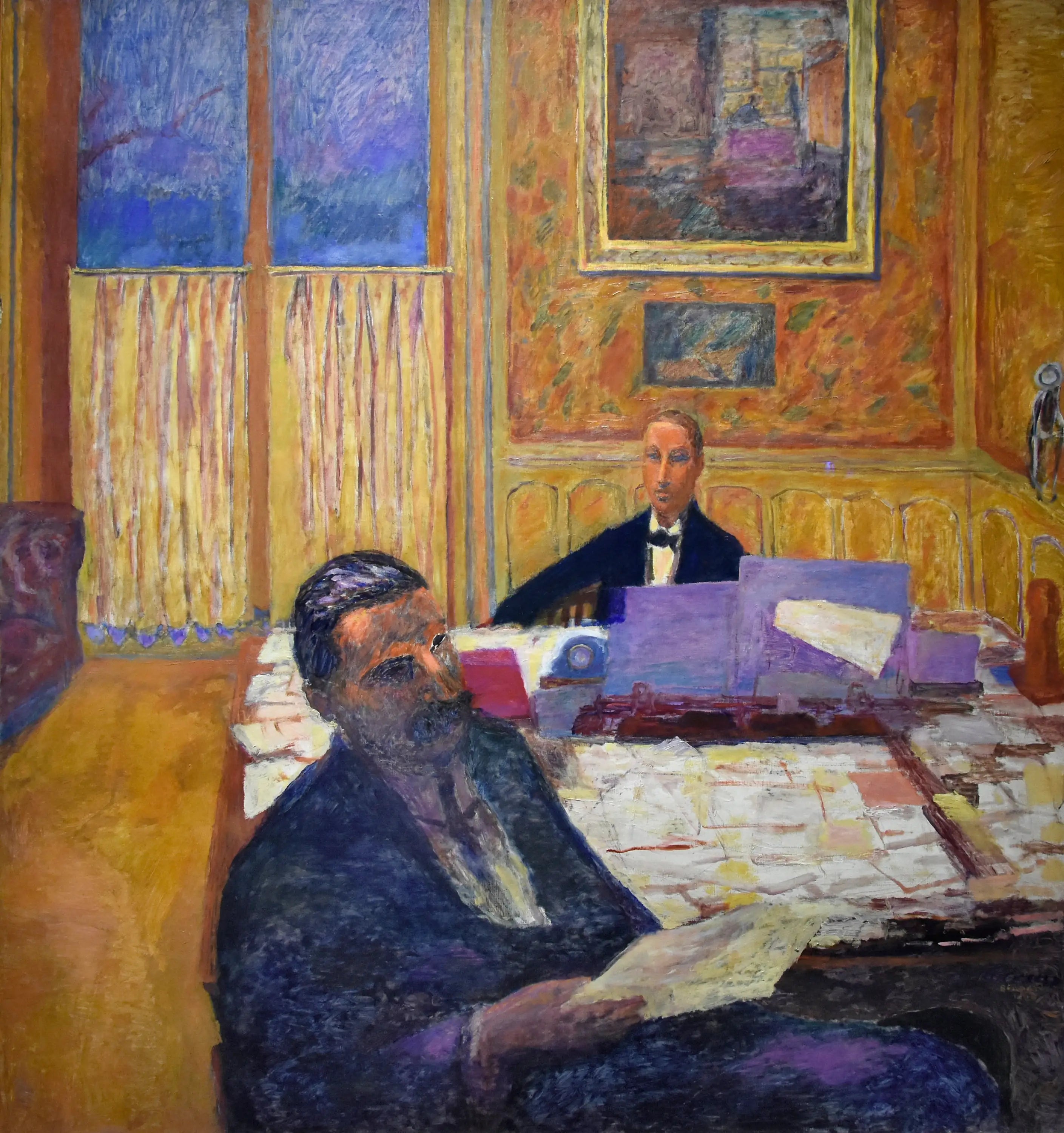Reproduction du tableau « Les Frères Bernheim-Jeune - Pierre Bonnard » par Alpha Reproduction en peinture à l’huile