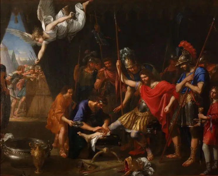 Godefroy de Bouillon soigné par un ange - Pierre Mignard - Alpha Reproduction