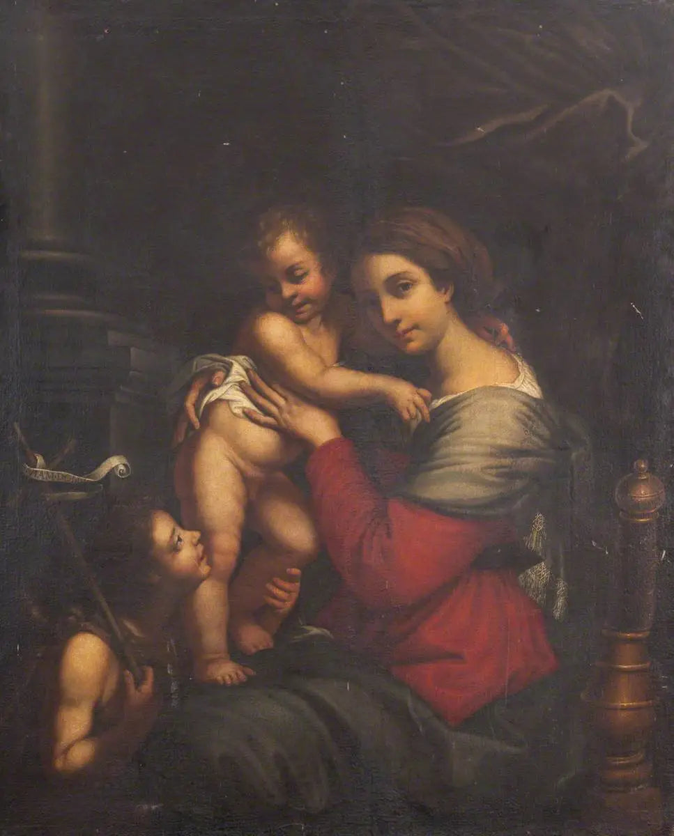 La Vierge à l’Enfant avec le jeune saint Jean-Baptiste - Pierre Mignard - Alpha Reproduction