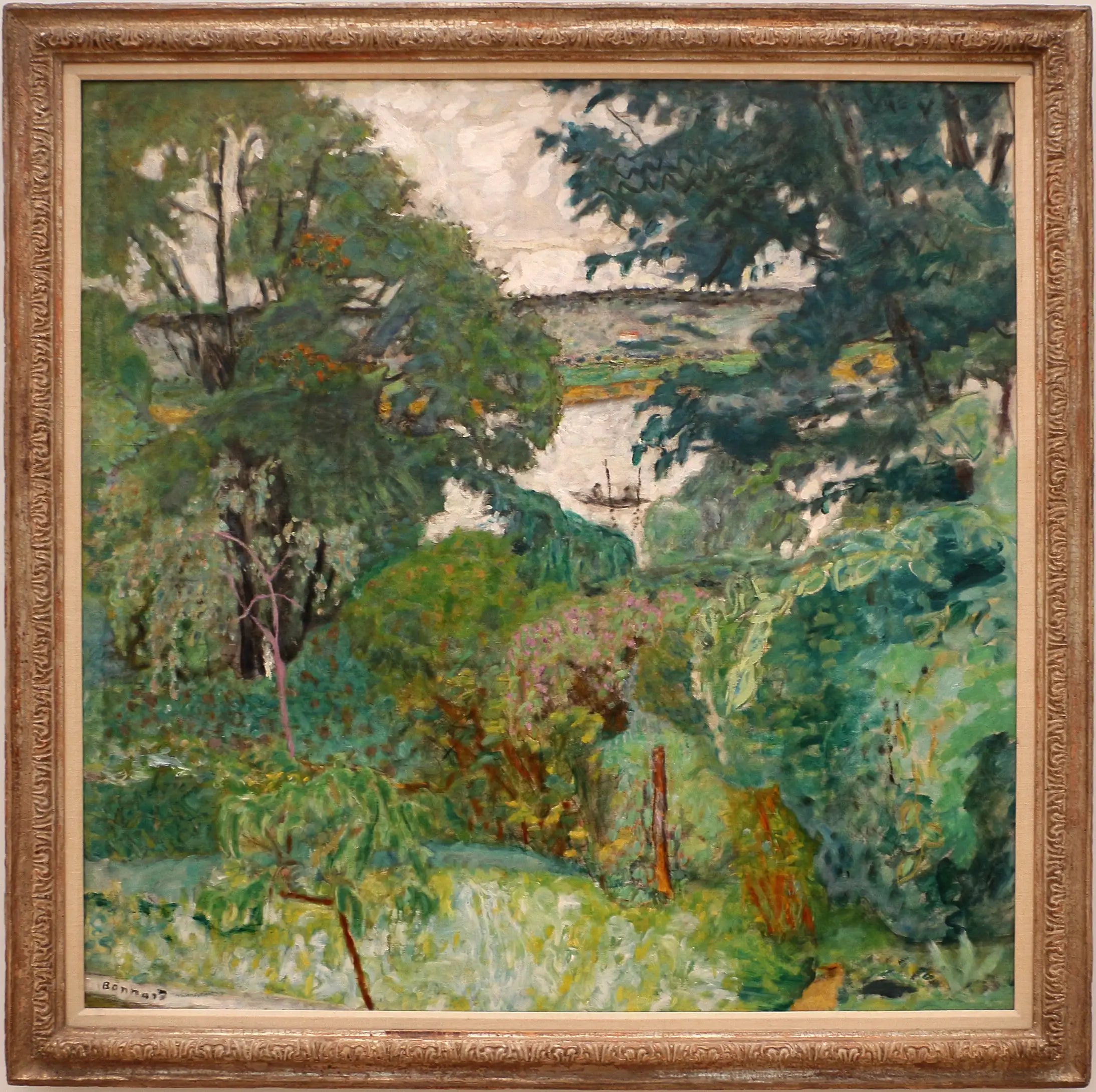 Reproduction du tableau « La Seine à Vernonnet - Pierre Bonnard » par Alpha Reproduction en peinture à l’huile