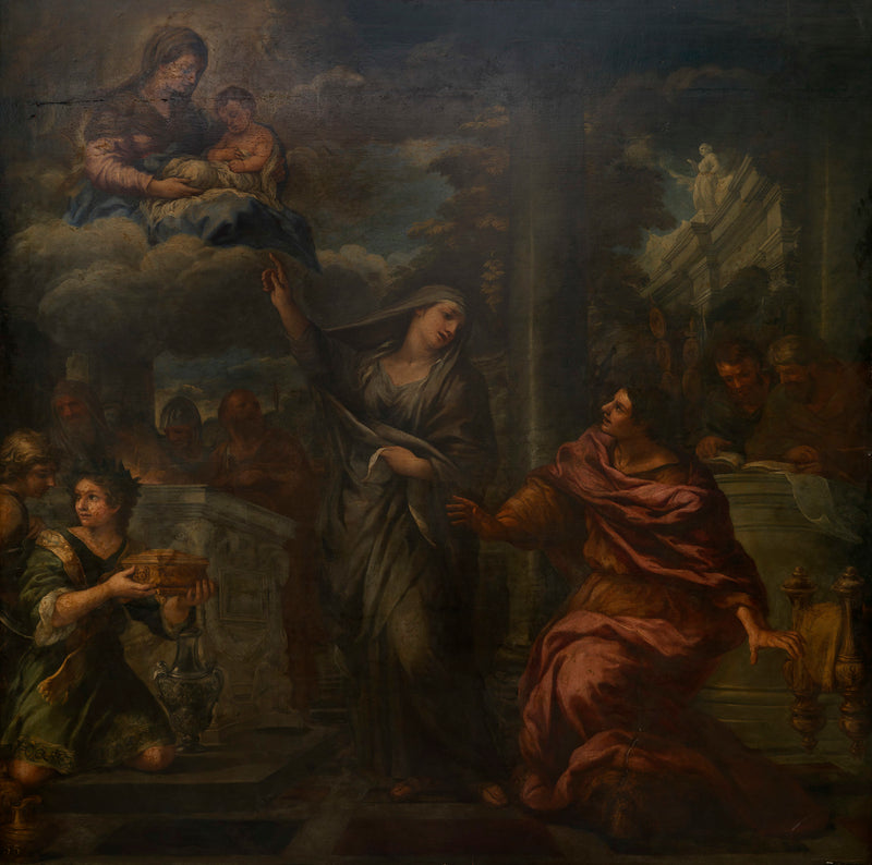 ऑगस्ट और सिबिल टिबर्टीन - पिएत्रो दा कोर्टोना