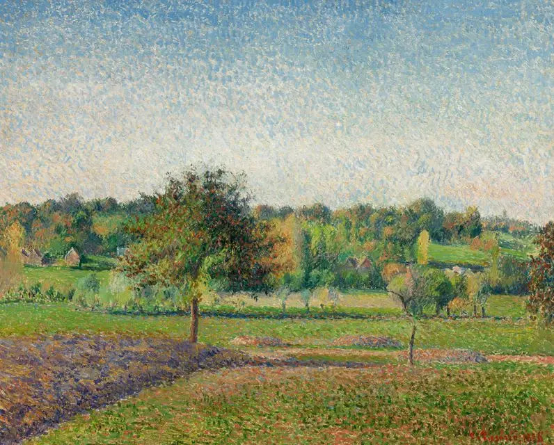 Reproduction du tableau « Prairie à Éragny - Camille Pissarro » par Alpha Reproduction en peinture à l’huile