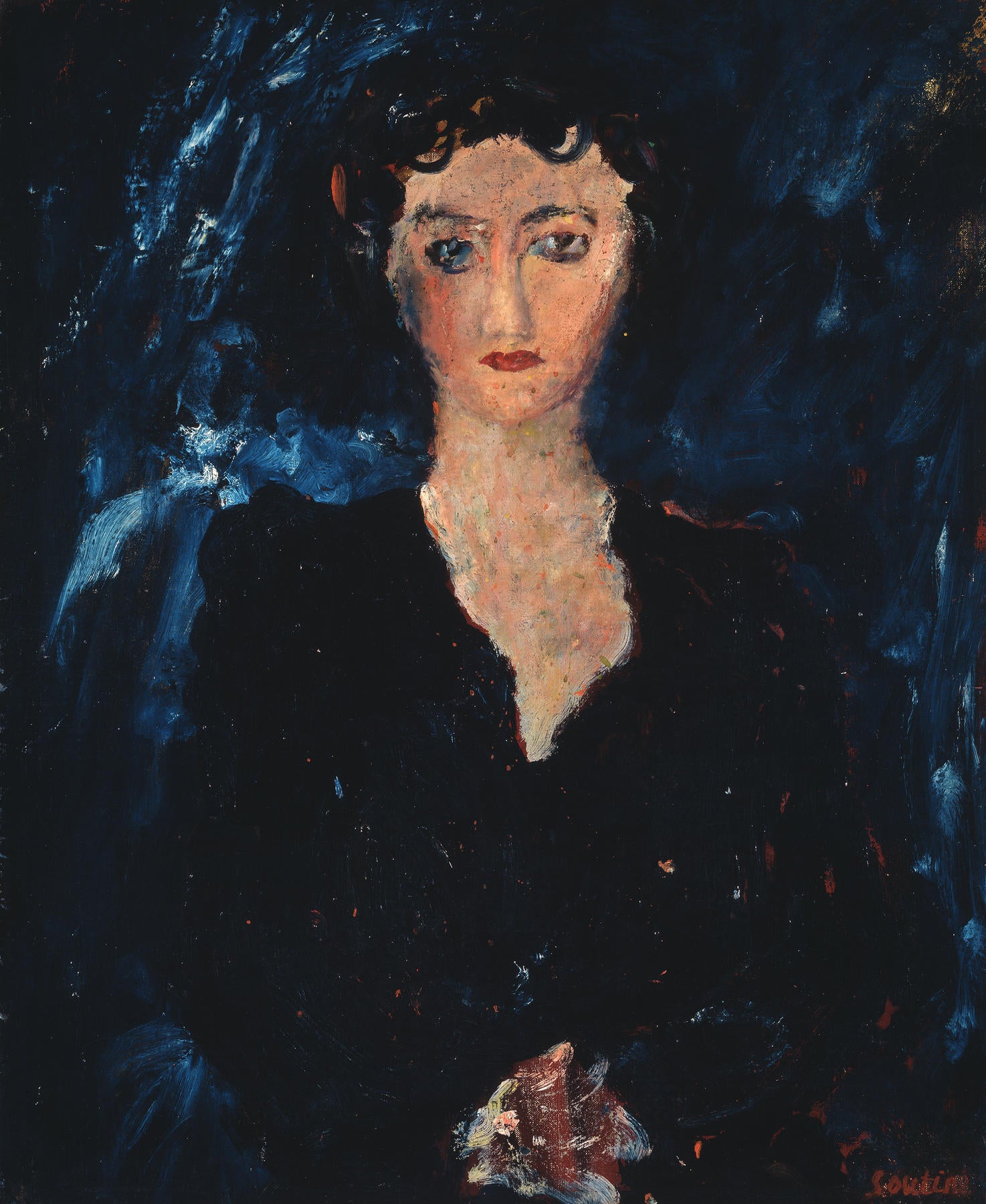 Portrait d'un dame - Chaim Soutine