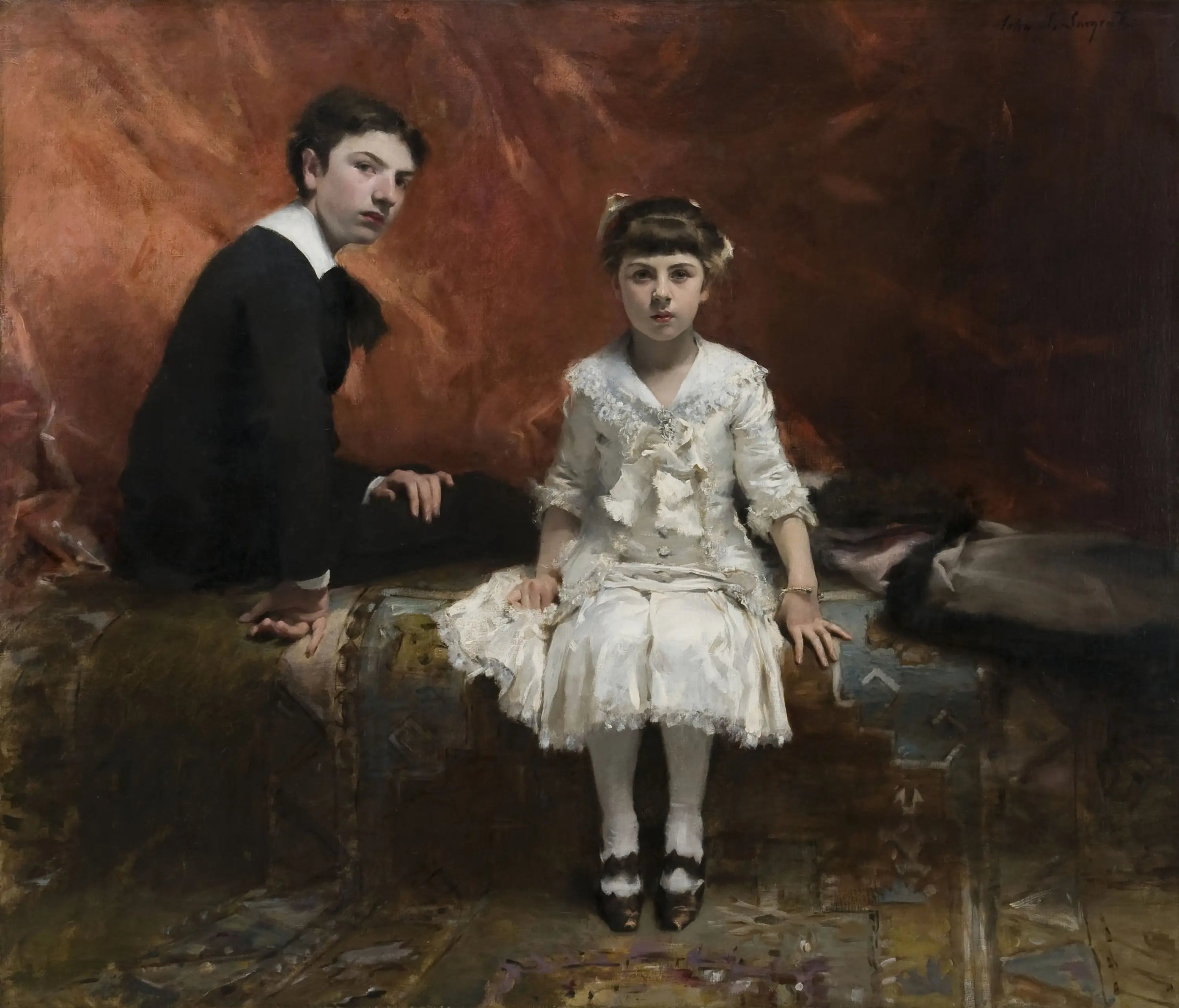 Reproduction du tableau « Les Enfants Pailleron - John Singer Sargent » par Alpha Reproduction en peinture à l’huile