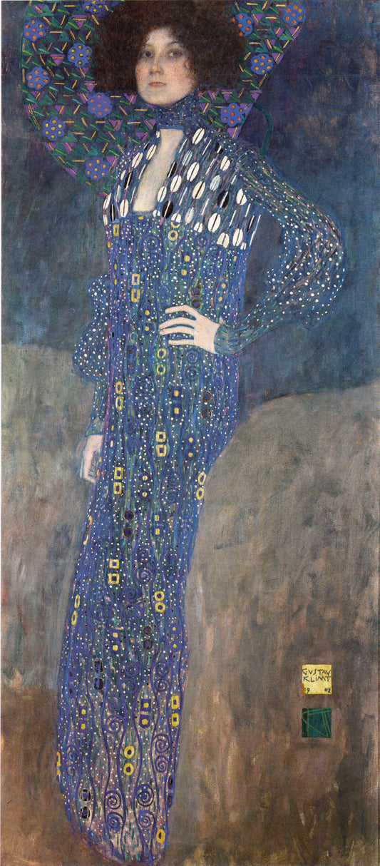 💙 एमिली फ्लोगे का चित्र – गुस्ताव क्लिम्ट (1902)