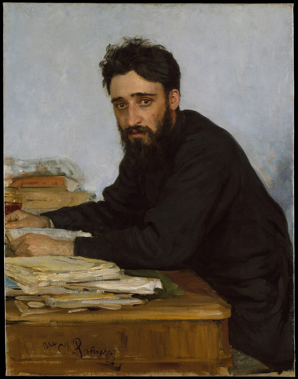 लेखक Vsevolod M. Garshin (1855-1888) का चित्र - Ilya Repin