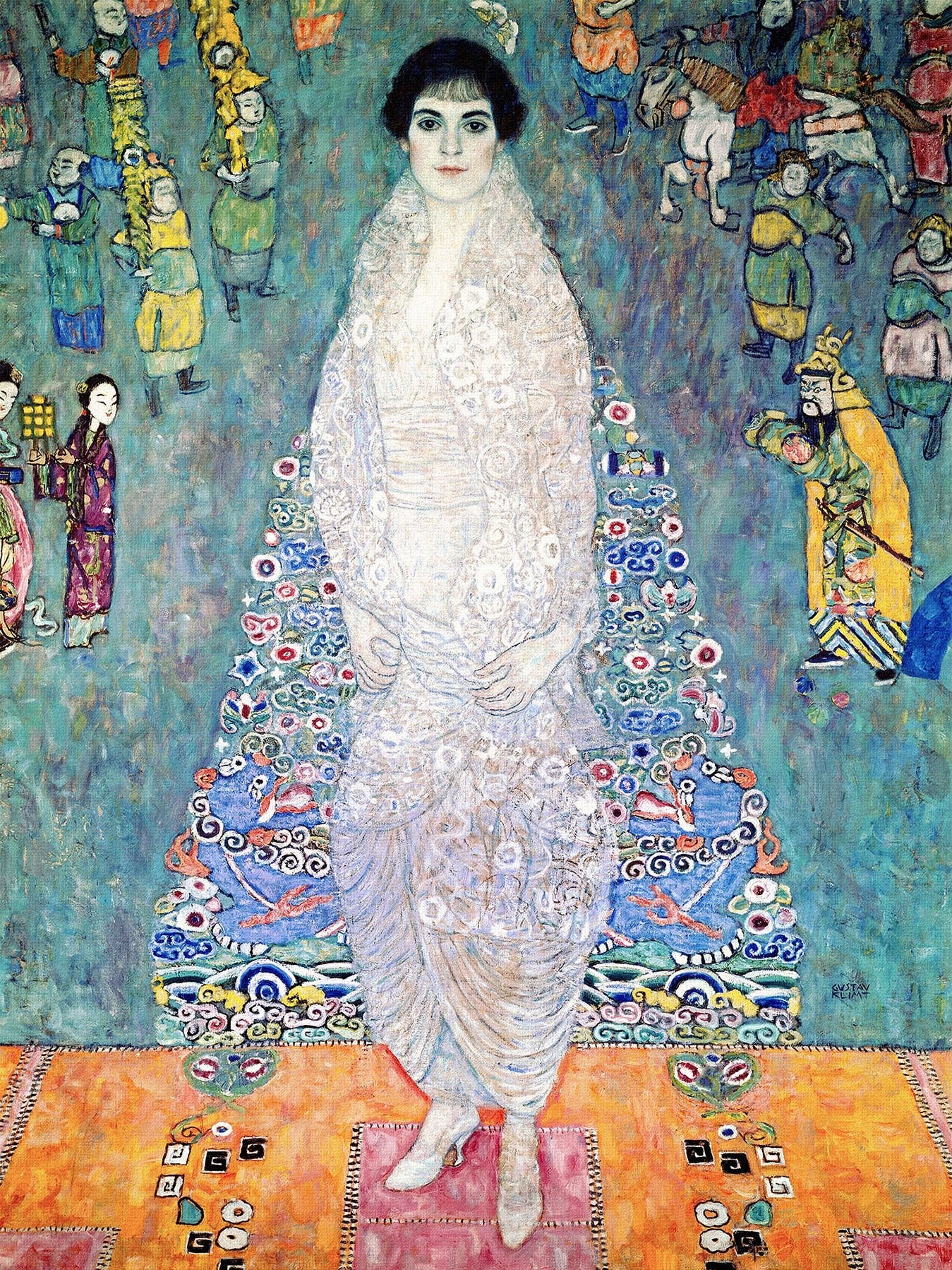 👑🎨 बारोने एलिजाबेथ बाखोफेन-एच्ट का चित्र – गुस्ताव क्लिम्ट (1914–1916)