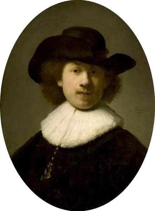 Reproduction du tableau « Autoportrait - Rembrandt » par Alpha Reproduction en peinture à l’huile