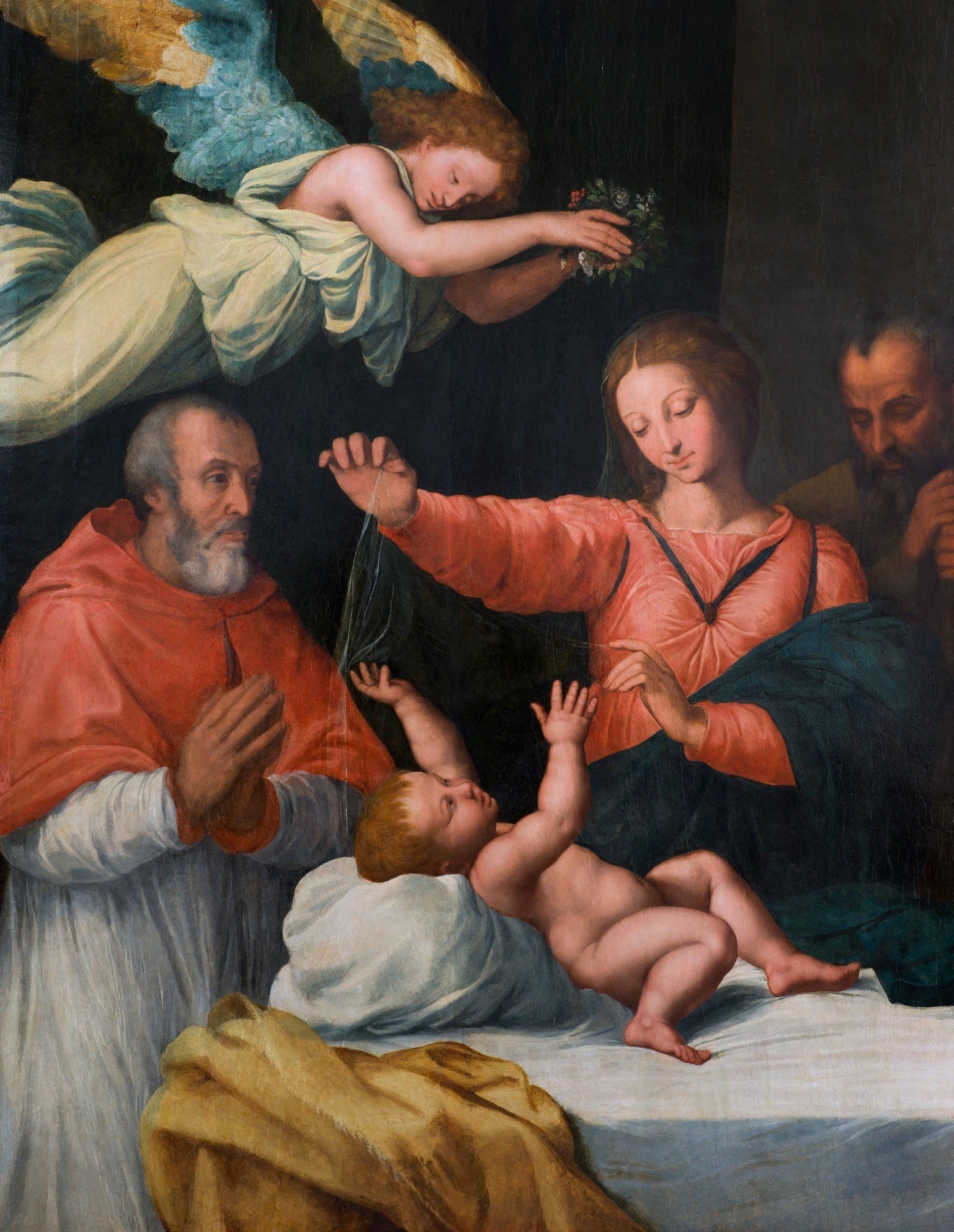 "मदोनना डेल वेलो" के साथ कार्डिनल पाओलो एमिलियो एस्फोंड्राटी। - गुइडो रेनि