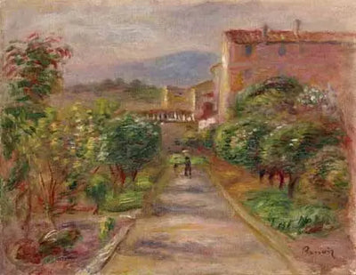 Reproduction du tableau « Paysage à Cagnes - Pierre-Auguste Renoir » par Alpha Reproduction en peinture à l’huile
