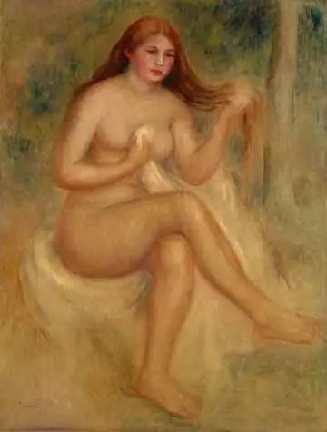 Reproduction du tableau « Nu - Pierre-Auguste Renoir » par Alpha Reproduction en peinture à l’huile