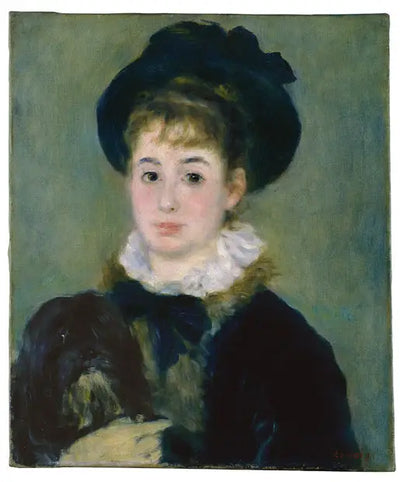 Reproduction du tableau « Portrait de Mme Henriot - Pierre-Auguste Renoir » par Alpha Reproduction en peinture à l’huile