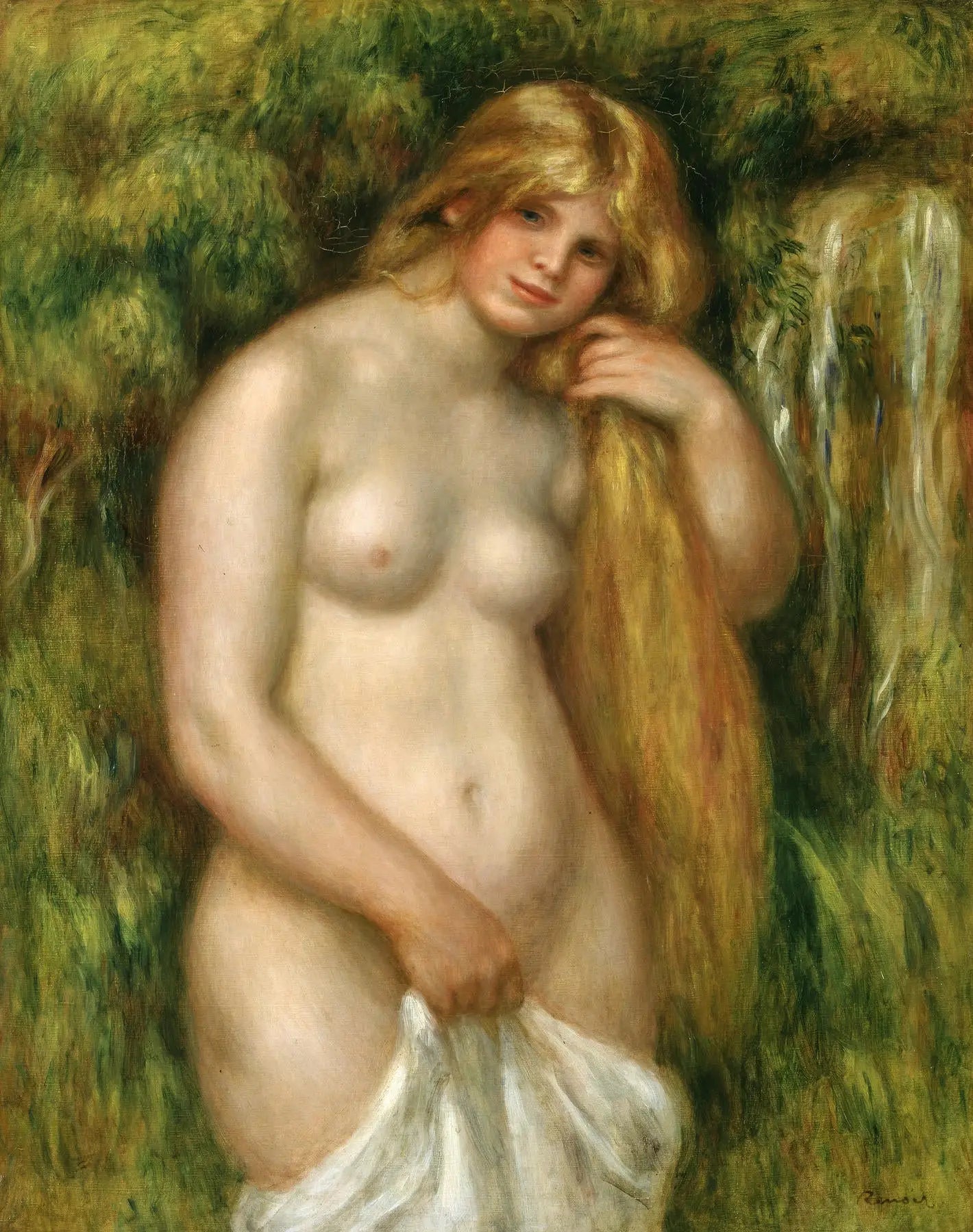 Reproduction du tableau « La Source - Pierre-Auguste Renoir » par Alpha Reproduction en peinture à l’huile