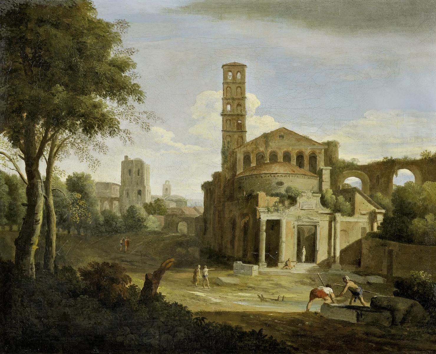 Paysage de ruines italiennes - Sebastiano Ricci - Alpha Reproduction